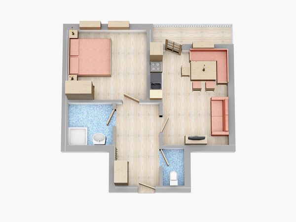 Grundrisse Appartements Flachau