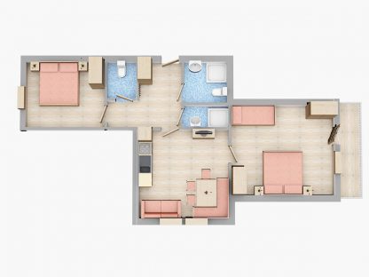 Grundrisse Appartements Flachau