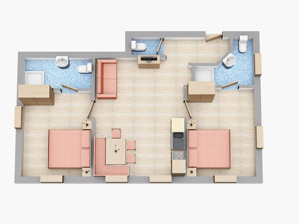 Grundrisse Appartements Flachau