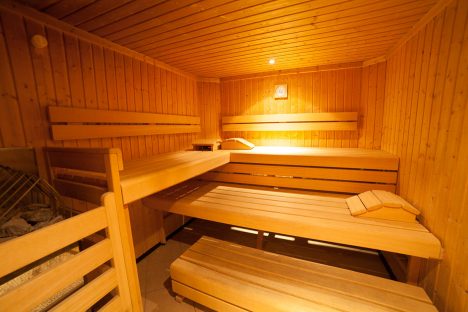 Saunabereich im Appartementhaus Bliem in Flachau, Österreich