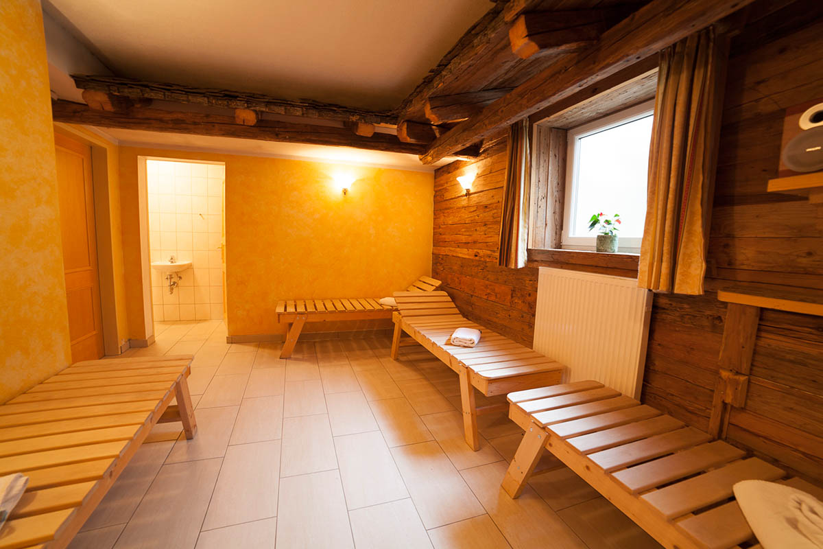 Saunabereich im Appartementhaus Bliem in Flachau, Österreich