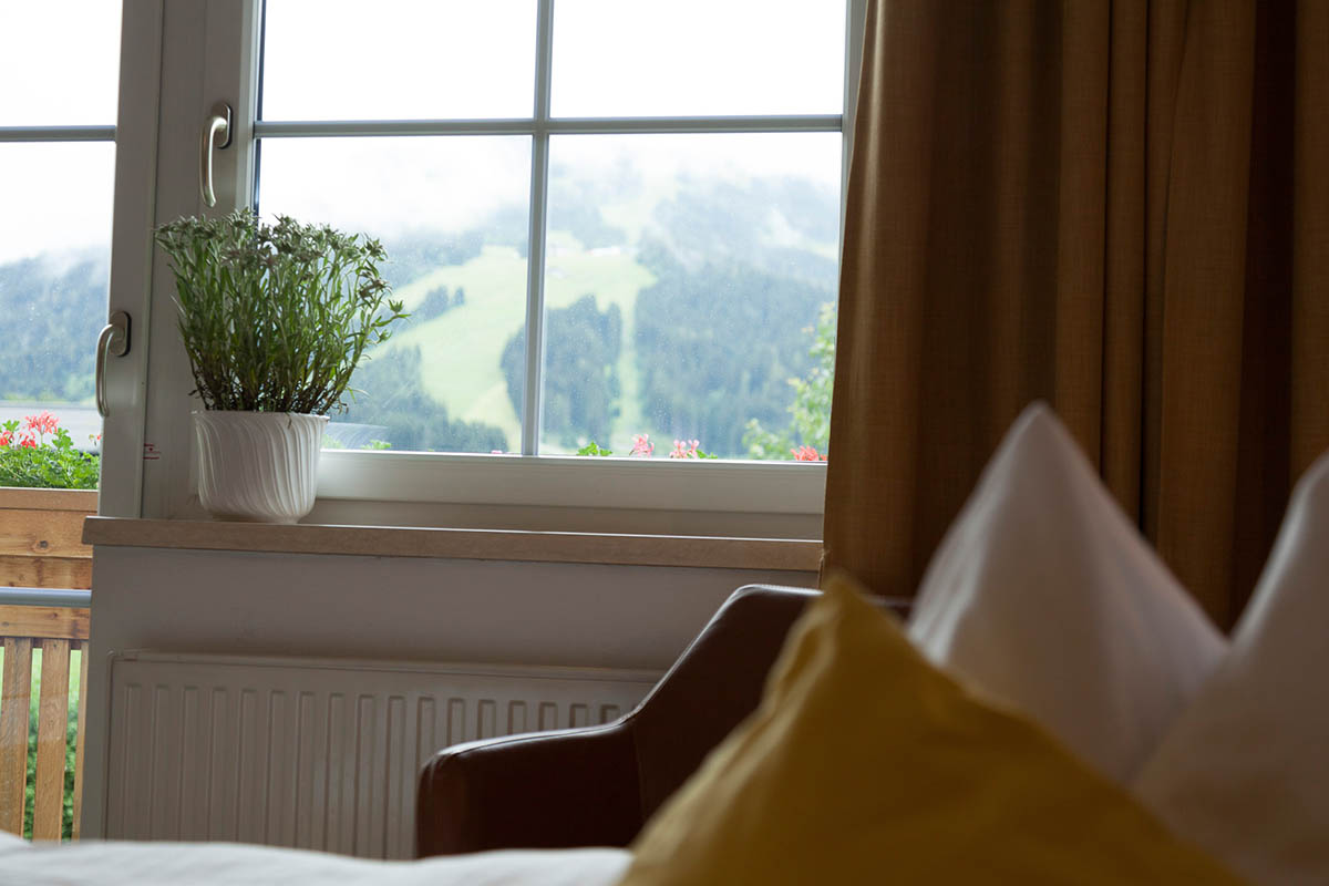 Schöne Aussicht in den Ferienwohnungen - Appartements Sonnfeld in Flachau, Österreich