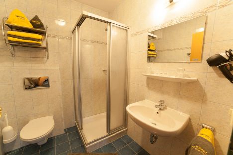 Badezimmer unserer Ferienwohnungen - Appartements Sonnfeld in Reitdorf / Flachau